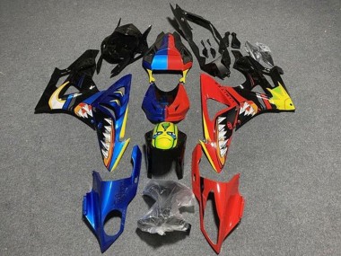 Purchase 2009-2014 BMW S1000RR Motorcycle Fairings - Blue Red Yellow Black Shark Canada