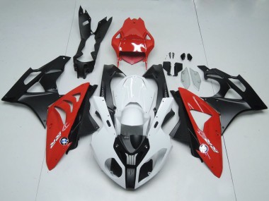 Purchase 2009-2014 BMW S1000RR Motorcycle Fairings - White Red Matte Black Canada