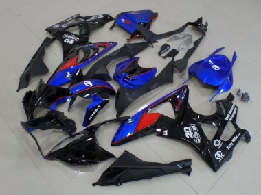 Purchase 2015-2016 BMW S1000RR Motorcycle Fairings - Blue Red Glossy Black Castrol Canada