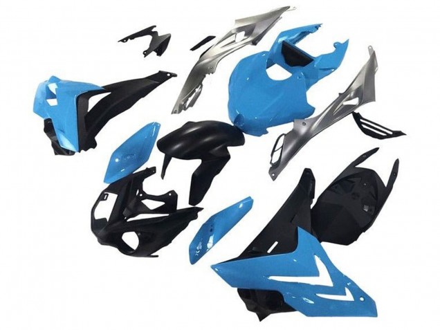 2015-2016 BMW S1000RR Motorcycle Fairings - Silver Blue Matte Black Canada