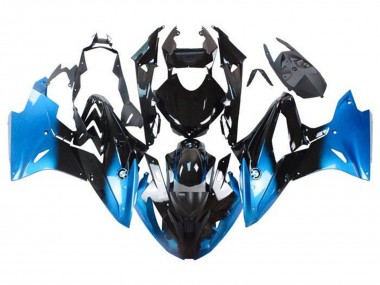 Purchase 2015-2016 BMW S1000RR Motorcycle Fairings - Blue Glossy Black Canada