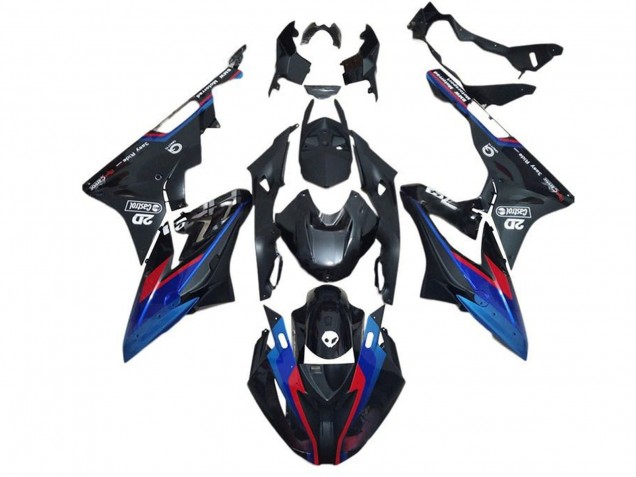 2015-2016 BMW S1000RR Motorcycle Fairings - Blue Red Matte Black Canada