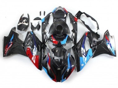 Purchase 2017-2018 BMW S1000RR Motorcycle Fairings - Blue Red Faux Carbon Fiber Canada