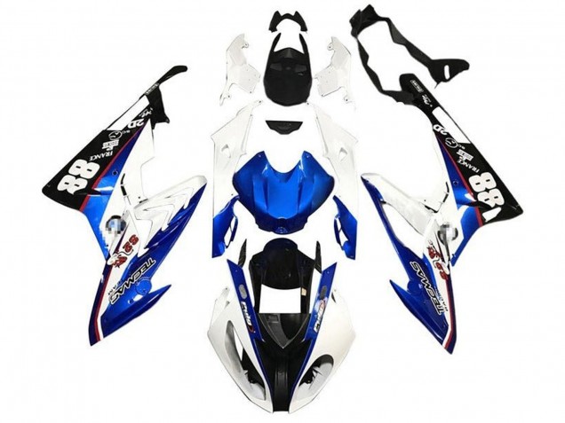 2017-2018 BMW S1000RR Motorcycle Fairings - White Blue Black Canada