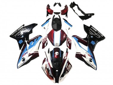 Purchase 2017-2018 BMW S1000RR Motorcycle Fairing - White Blue Red Glossy Black Canada