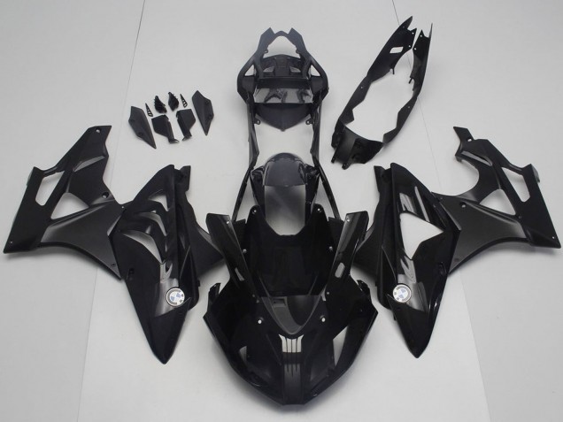 2017-2018 BMW S1000RR Motorcycle Fairings - Glossy Black Matte Black Canada