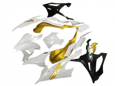 Purchase 2019-2022 BMW S1000RR Motorcycle Fairings - White Gold Matte Black Canada
