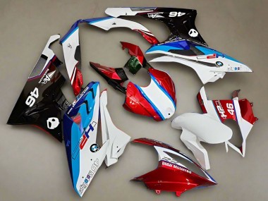 Purchase 2019-2022 BMW S1000RR Motorcycle Fairings - White Red Blue HP Canada