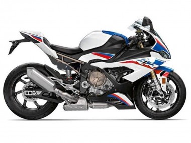 Purchase 2019-2022 BMW S1000RR Motorcycle Fairings - White Blue Red Stripe Canada