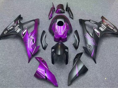 Purchase 2019-2022 BMW S1000RR Motorcycle Fairings - Matte Black Purple Canada