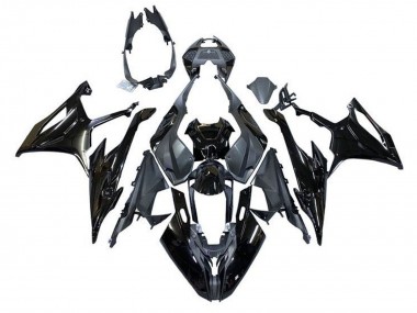 Purchase 2019-2022 BMW S1000RR Motorcycle Fairings - Glossy Black Matte Black Canada