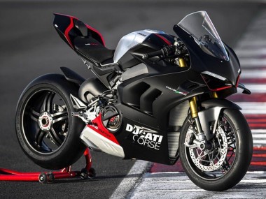Purchase 2022-2024 Ducati Panigale V4 V4S Motorcycle Fairings - Matte Black Silver Red Canada