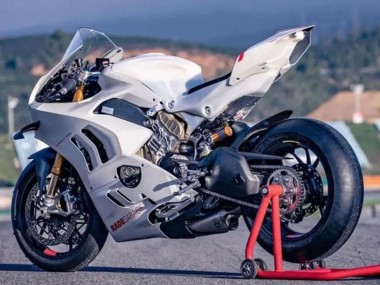 Purchase 2022-2024 Ducati Panigale V4 V4S Motorcycle Fairings - White Canada