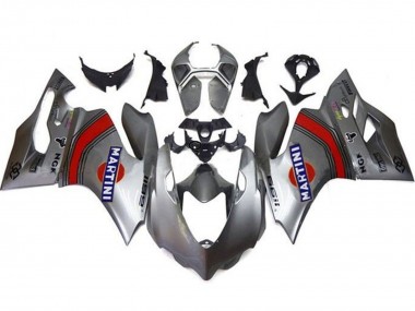 Purchase 2011-2014 Ducati Panigale 1199 Motorcycle Fairings - Silver Red Blue Martini Canada