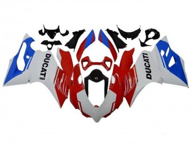 Purchase 2011-2014 Ducati Panigale 1199 Motorcycle Fairings - White Red Blue Canada