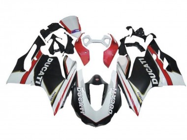 Purchase 2011-2014 Ducati Panigale 1199 Motorcycle Fairings - White Red Matte Black Canada