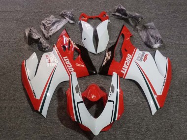Purchase 2011-2014 Ducati Panigale 1199 Motorcycle Fairings - White Red Green Glossy Black Corse Canada