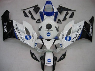 Purchase 2004-2005 Honda CBR1000RR Motorcycle Fairings - White Blue Glossy Black Konica Minolta Canada