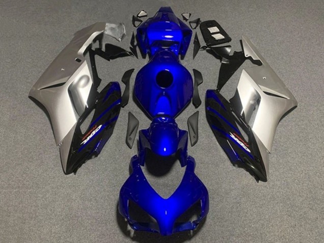 2004-2005 Honda CBR1000RR Motorcycle Fairings - Silver Dark Blue Canada