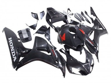 Purchase 2006-2007 Honda CBR1000RR Motorcycle Fairings - Faux Carbon Fiber Red White Canada