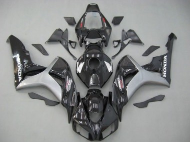 Purchase 2006-2007 Honda CBR1000RR Motorcycle Fairing - Silver Glossy Black Canada