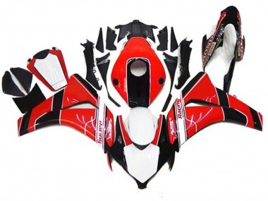 Purchase 2008-2011 Honda CBR1000RR Motorcycle Fairings - Red White Glossy Black Stripe Canada