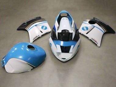Purchase 1996-2007 Honda CBR1100XX Blackbird Motorcycle Fairings - White Blue Black Konica Minolta Canada