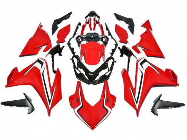 2019-2021 Honda CBR500R Motorcycle Fairing Kits - Red White Black Canada
