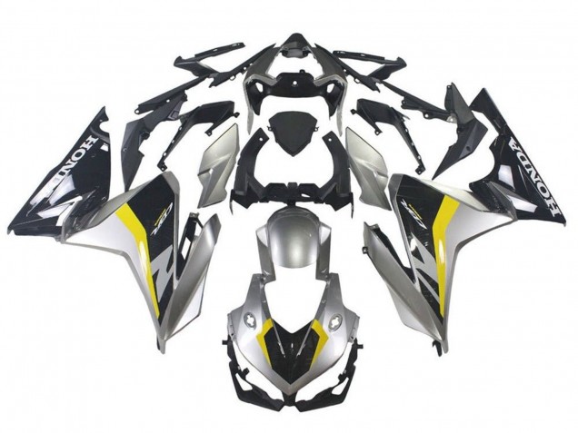 2019-2021 Honda CBR500R Motorcycle Fairing - Silver Glossy Black Yellow Canada