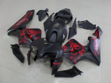 Purchase 2005-2006 Honda CBR600RR Motorcycle Fairings - Matte Black Matte Red Gear Canada