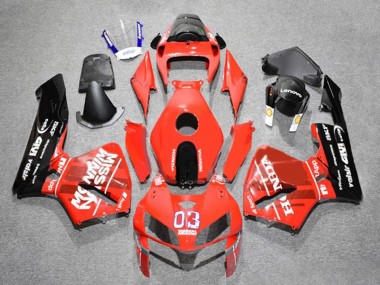 Purchase 2005-2006 Honda CBR600RR Motorcycle Fairings - Red Black White 03 Canada