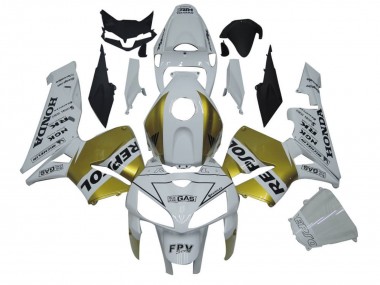 Purchase 2005-2006 Honda CBR600RR Motorcycle Fairings - White Gold Repsol Canada