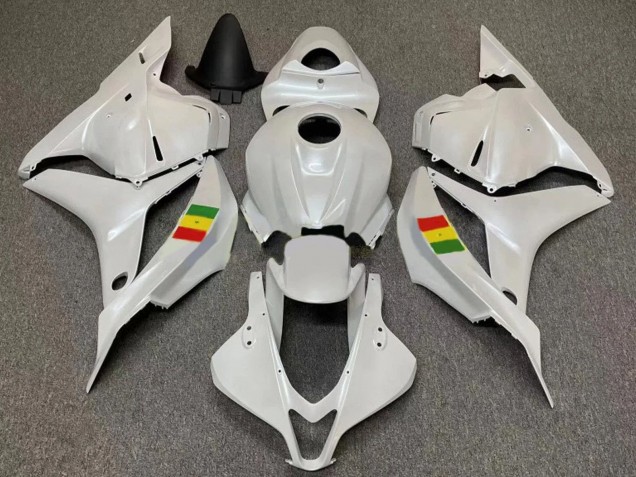 2007-2008 Honda CBR600RR Motorcycle Fairings - White Canada