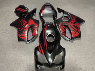 Purchase 2001-2003 Honda CBR600 F4i Motorcycle Fairings - Red Matte Black Skull Canada