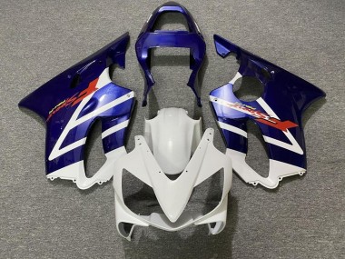 Purchase 2001-2003 Honda CBR600 F4i Motorcycle Fairings - White Blue Stripe Canada