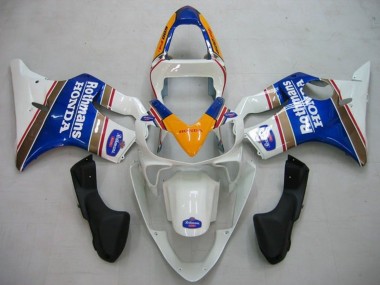 Purchase 2001-2003 Honda CBR600 F4i Motorcycle Fairings - Yellow White Blue Rothmans Canada