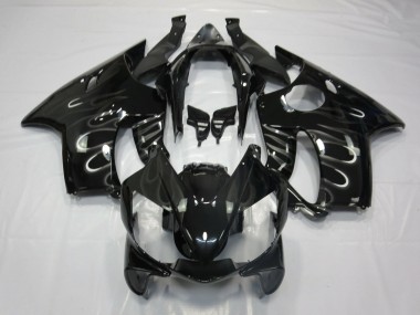 Purchase 2004-2007 Honda CBR600 F4i Motorcycle Fairings - Glossy Black White Flame Canada