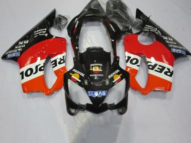 Purchase 2004-2007 Honda CBR600 F4i Motorcycle Fairings - Orange White Red Glossy Black Repsol Canada
