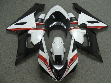 Purchase 2005-2006 Kawasaki ZX6R Motorcycle Fairings - White Black Red Canada