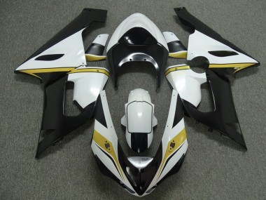 Purchase 2005-2006 Kawasaki ZX6R Motorcycle Fairings - White Black Yellow Canada