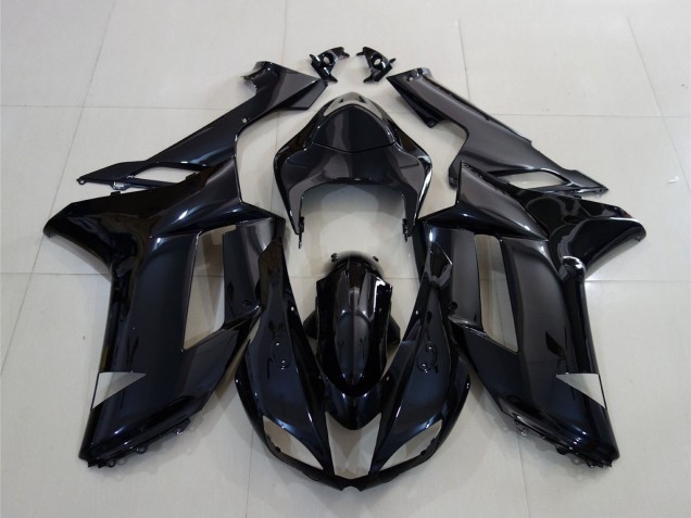 2007-2008 Kawasaki ZX6R Motorcycle Fairing - Glossy Black Canada