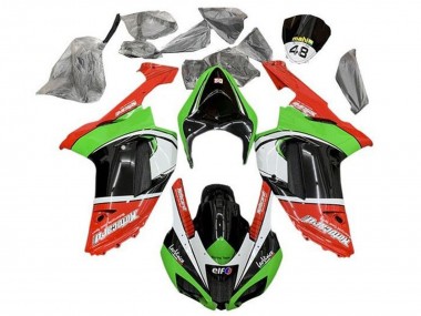 Purchase 2007-2008 Kawasaki ZX6R Motorcycle Fairings - Red Green Black White Canada