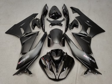 Purchase 2009-2012 Kawasaki ZX6R Motorcycle Fairings - Matte Black Glossy Black White Red Canada