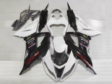 Purchase 2013-2018 Kawasaki ZX6R Motorcycle Fairings - White Black Red RSS Canada