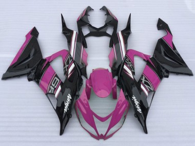 Purchase 2013-2018 Kawasaki ZX6R Motorcycle Fairings - Pink Black White Canada