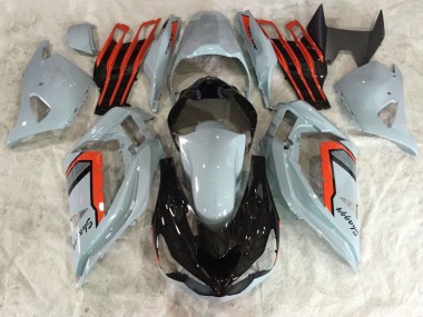 Purchase 2013-2018 Kawasaki ZX6R Motorcycle Fairings - Nardo Grey Red Black Canada