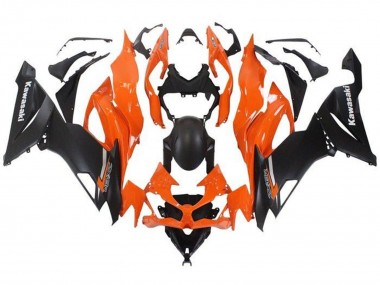 Purchase 2019-2022 Kawasaki ZX6R Motorcycle Fairing - Orange Matte Black Canada