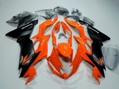 Purchase 2019-2022 Kawasaki ZX6R Motorcycle Fairings - Orange Matte Black Canada