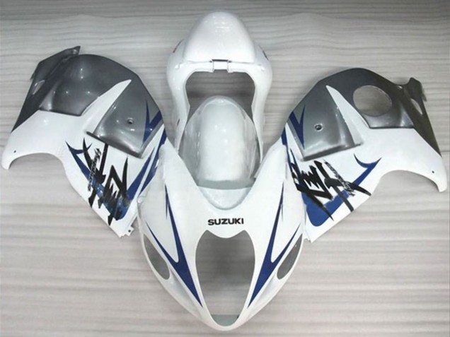 1996-2007 Suzuki GSXR1000 Motorcycle Fairings - White Silver Blue Canada