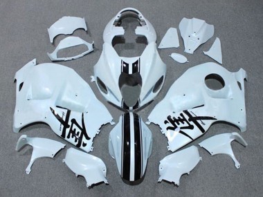 Purchase 1996-2007 Suzuki GSXR1000 Motorcycle Fairings - White Black Stripe Canada
